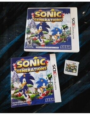 Sonic Generations Nintendo 3DS Video Game SEGA *TESTED*